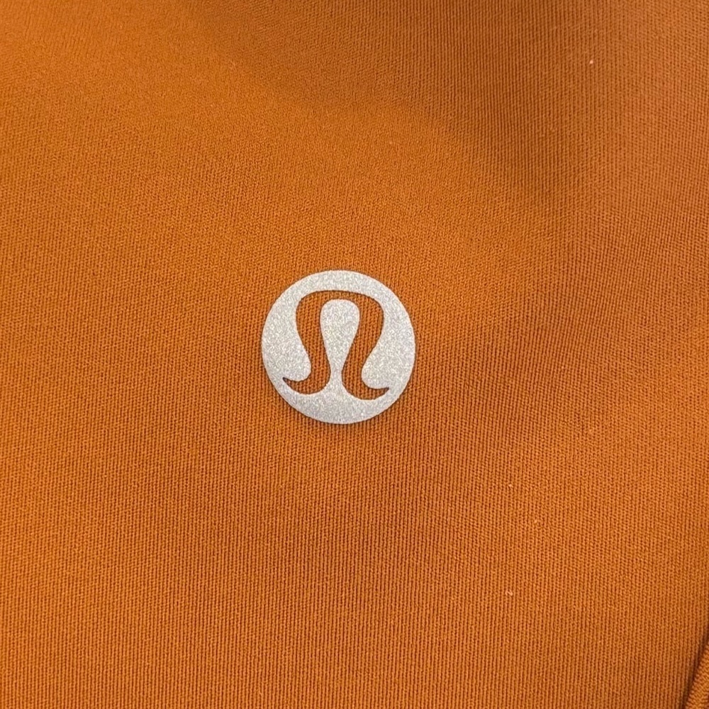 NWT Lululemon Nulux Racerback Cropped Run Tank Top Size 4 In Butternut Brown - Picture 3 of 5
